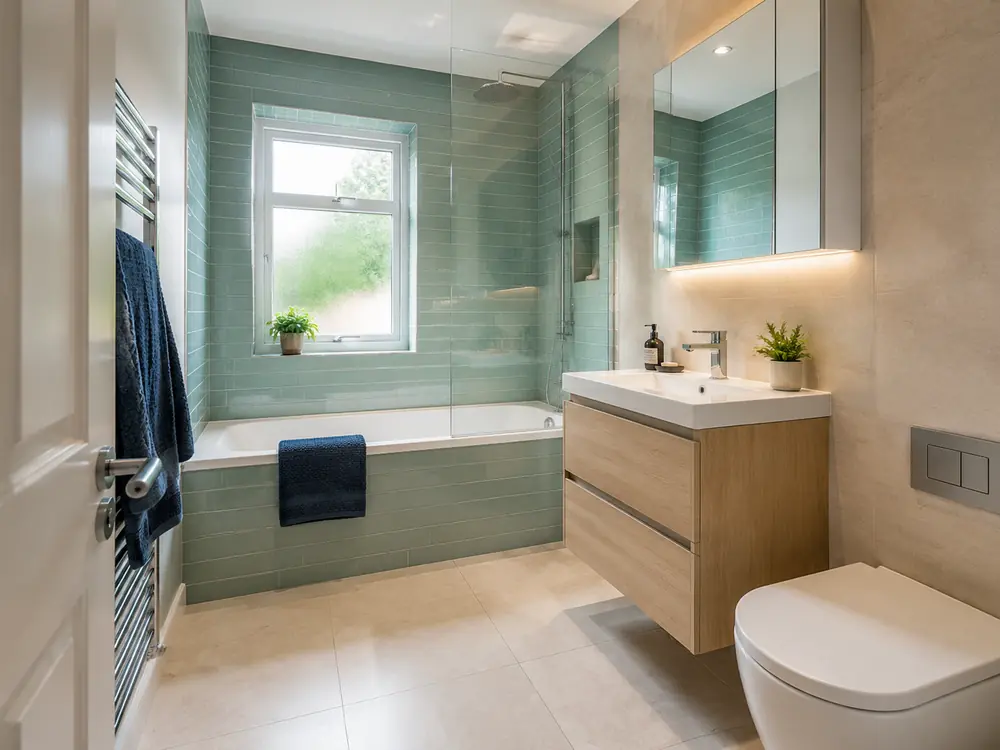 Clean modern bathroom representing OREA MouldCare prevention and aftercare