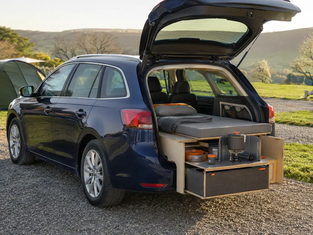 A second realistic 3D design direction for Car Micro-Camper
