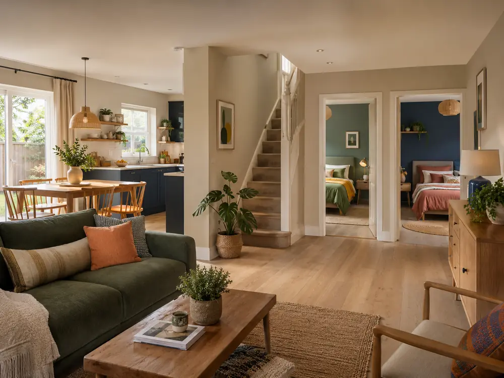 A second realistic 3D design direction for 2-Bed Flat / House