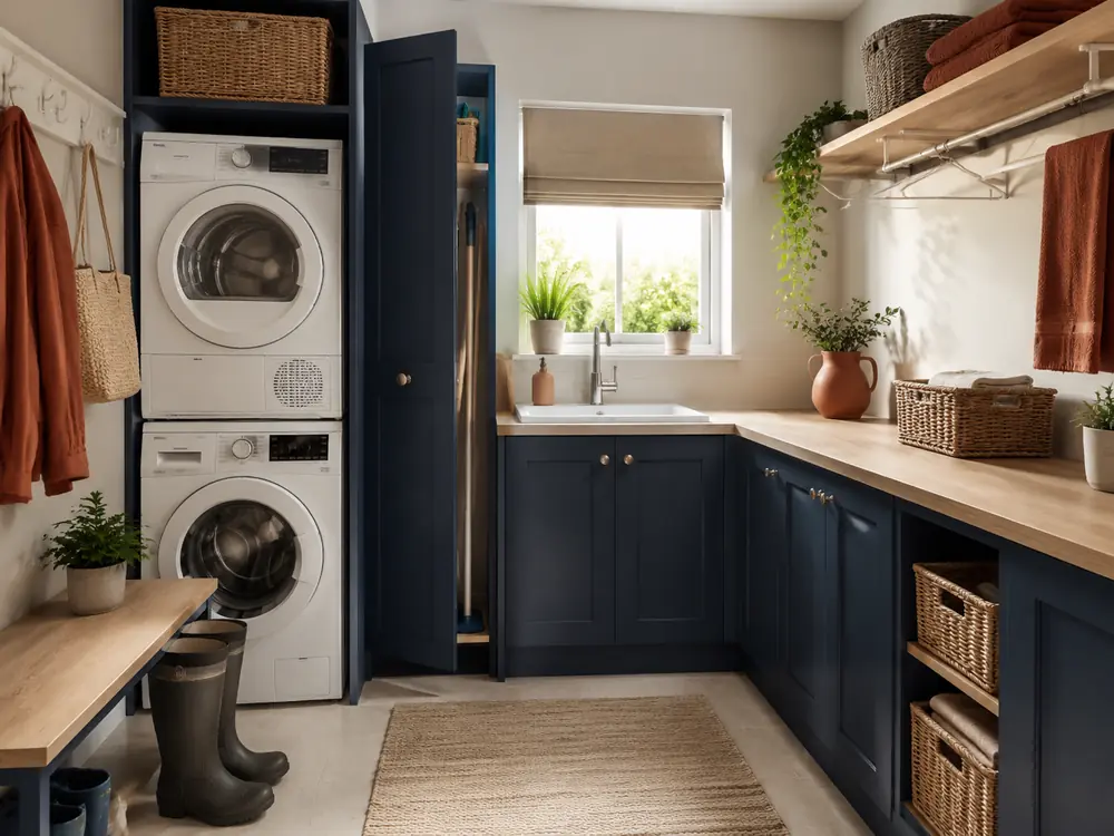 A second realistic 3D design direction for Utility / Laundry Room
