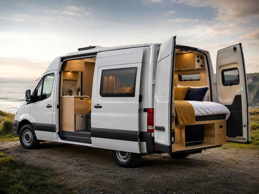 A second realistic 3D design direction for Van Conversion